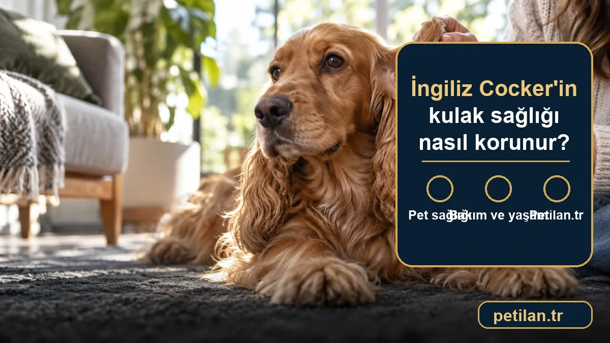 İngiliz Cocker'in kulak sağlığı nasıl korunur?