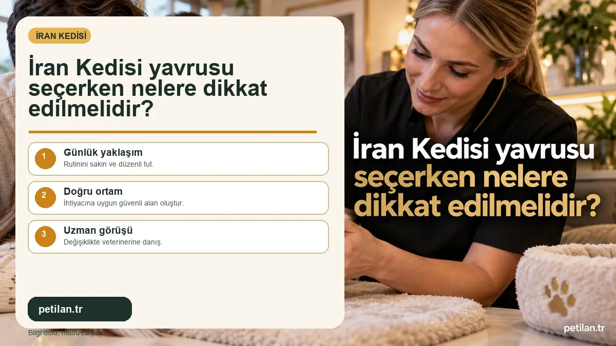 İran Kedisi yavrusu seçerken nelere dikkat edilmelidir?