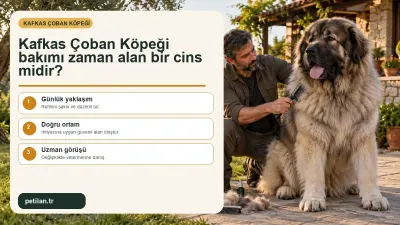 Kafkas Çoban Köpeği bakımı zaman alan bir cins midir?