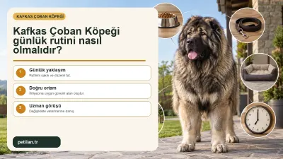 Kafkas Çoban Köpeği günlük rutini nasıl olmalıdır?