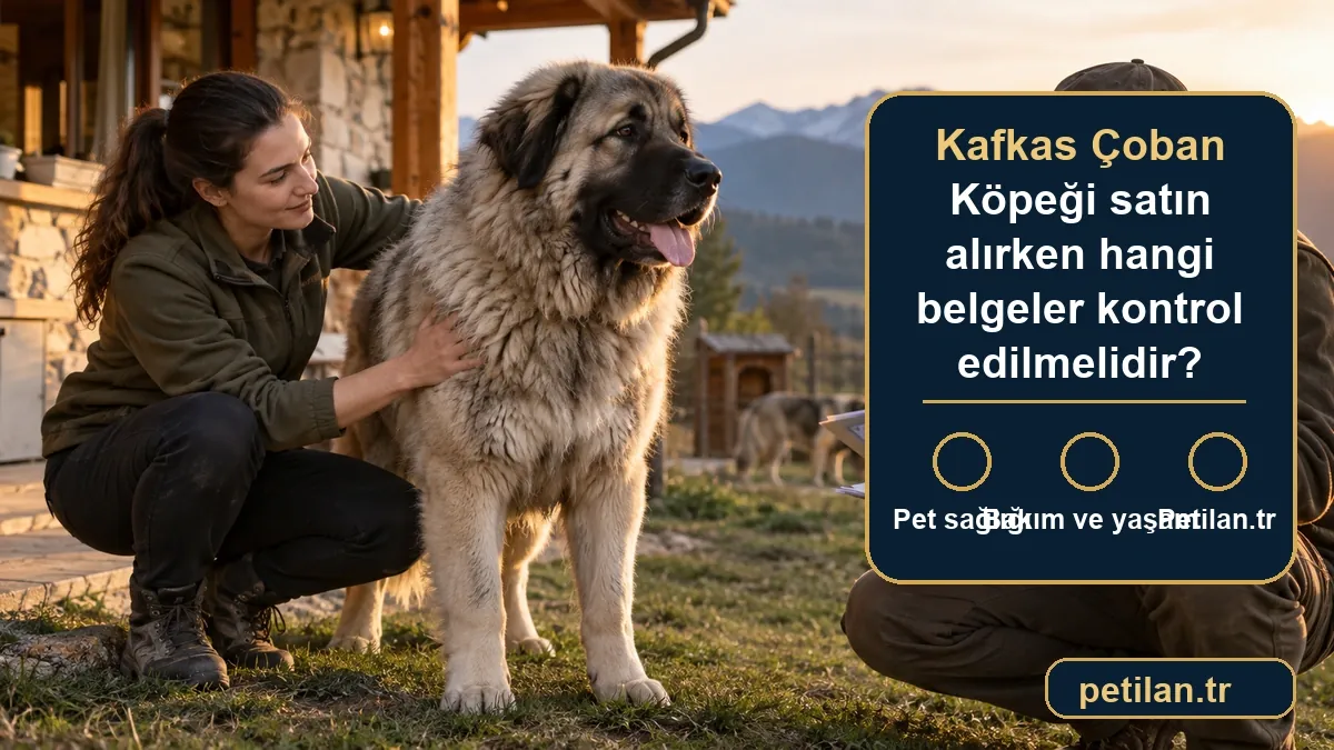 Kafkas Çoban Köpeği satın alırken hangi belgeler kontrol edilmelidir?