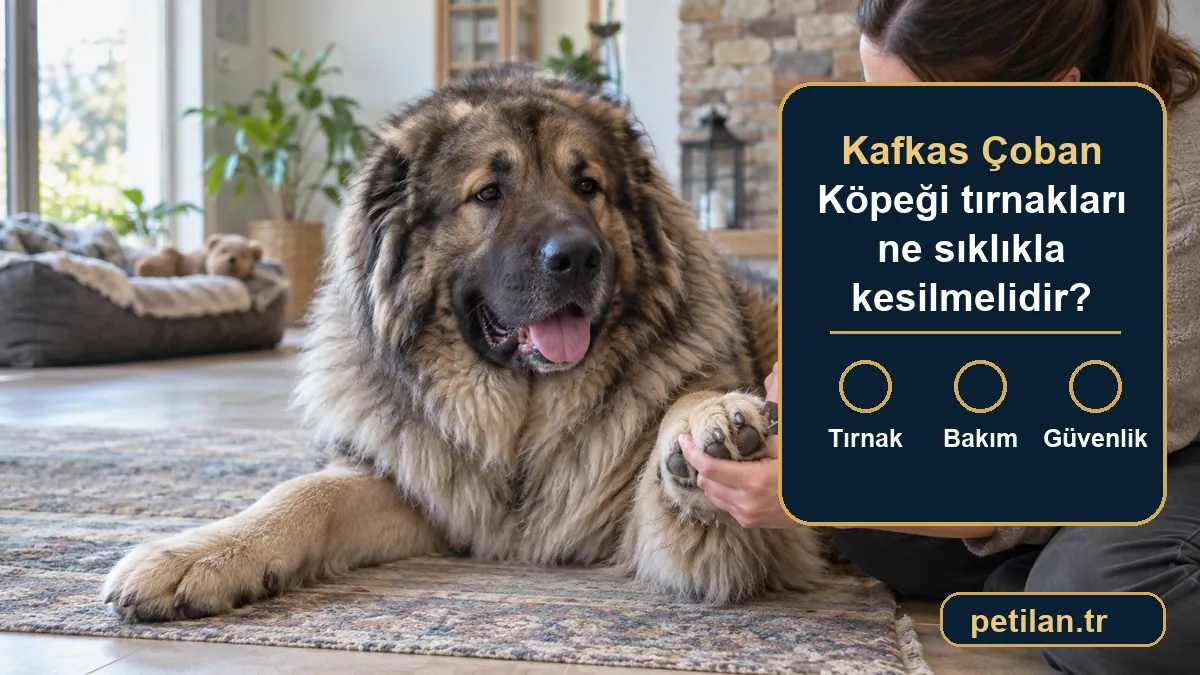 Kafkas Çoban Köpeği tırnakları ne sıklıkla kesilmelidir?