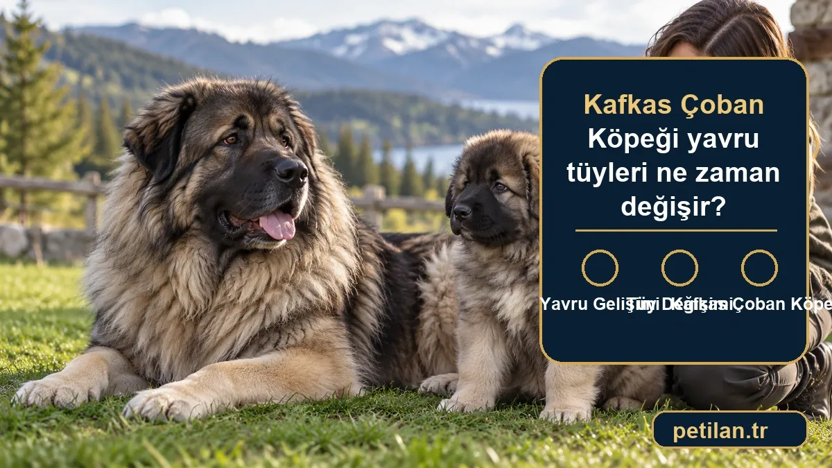 Kafkas Çoban Köpeği yavru tüyleri ne zaman değişir?