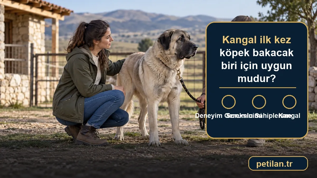Kangal ilk kez köpek bakacak biri için uygun mudur?