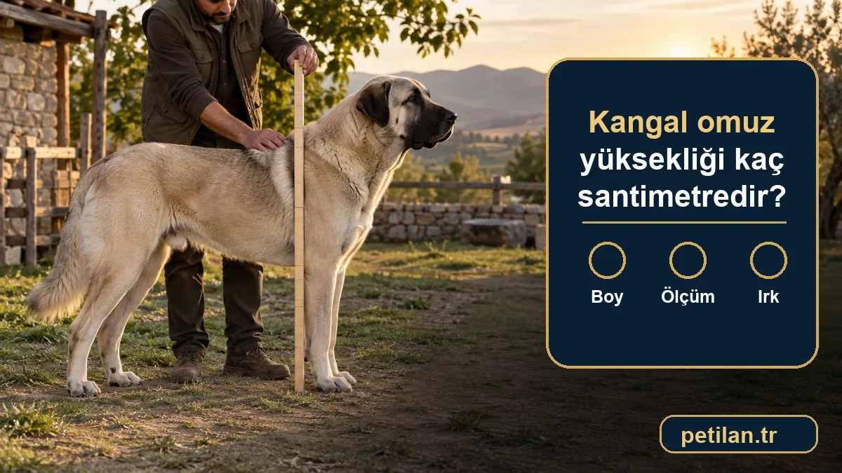 Kangal omuz yüksekliği kaç santimetredir?