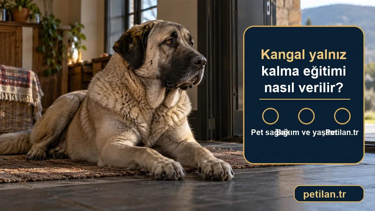 Kangal yalnız kalma eğitimi nasıl verilir?