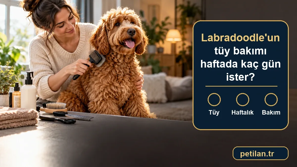 Labradoodle'un tüy bakımı haftada kaç gün ister?