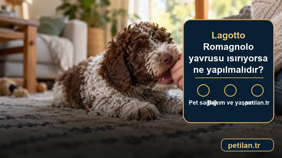 Lagotto Romagnolo yavrusu ısırıyorsa ne yapılmalıdır?