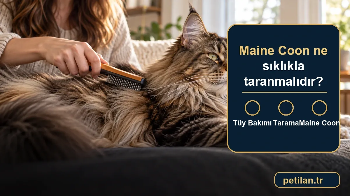 Maine Coon ne sıklıkla taranmalıdır?