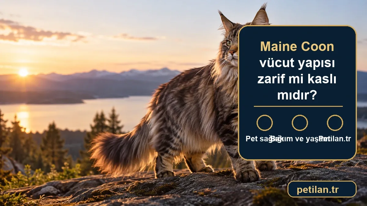 Maine Coon vücut yapısı zarif mi kaslı mıdır?