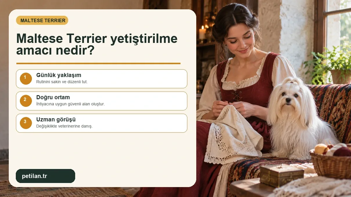 Maltese Terrier yetiştirilme amacı nedir?