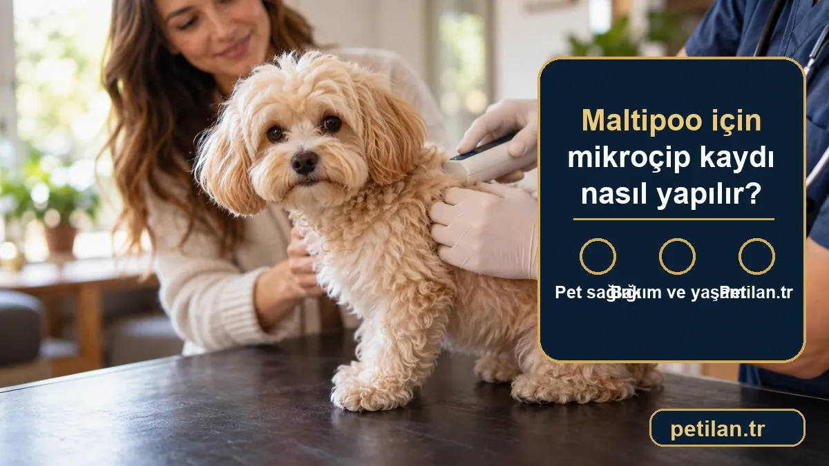 Maltipoo için mikroçip kaydı nasıl yapılır?