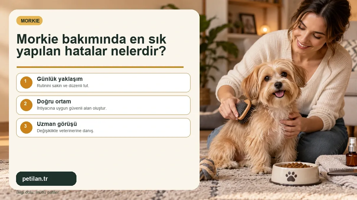 Morkie bakımında en sık yapılan hatalar nelerdir?
