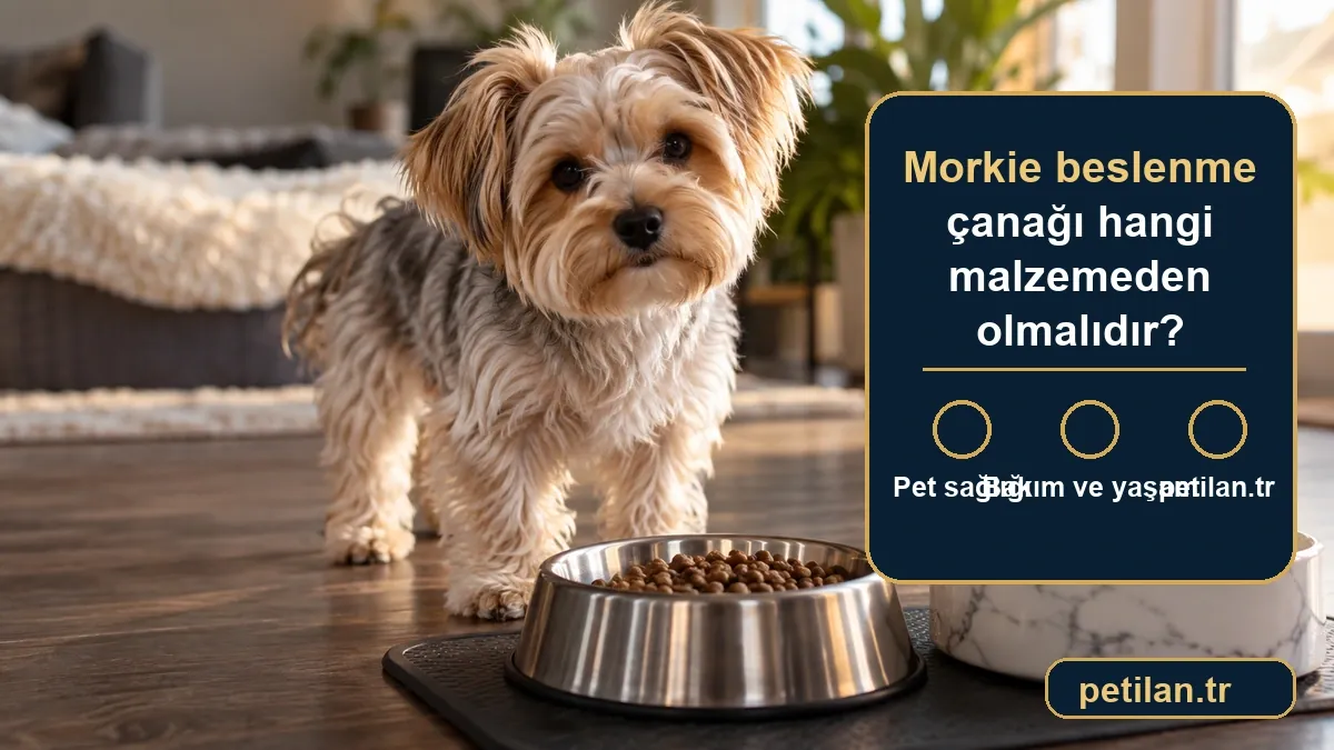 Morkie beslenme çanağı hangi malzemeden olmalıdır?