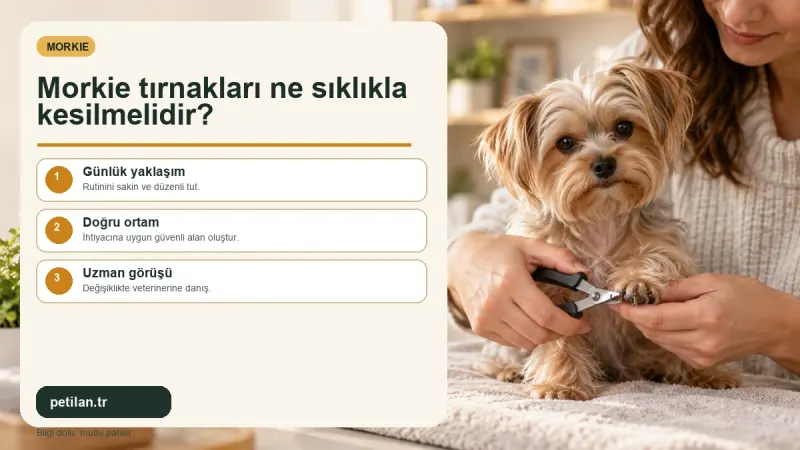 Morkie tırnakları ne sıklıkla kesilmelidir?