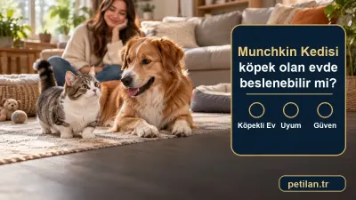 Munchkin Kedisi köpek olan evde beslenebilir mi?