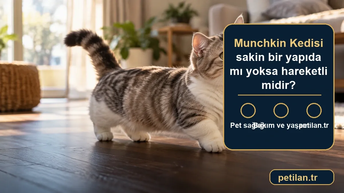 Munchkin Kedisi sakin bir yapıda mı yoksa hareketli midir?