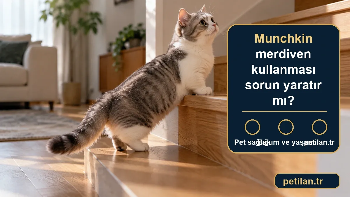 Munchkin merdiven kullanması sorun yaratır mı?