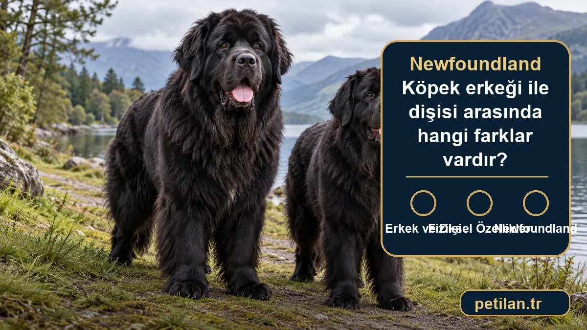 Newfoundland Köpek erkeği ile dişisi arasında hangi farklar vardır?