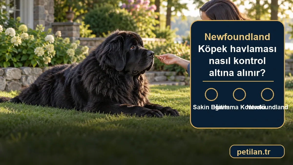 Newfoundland Köpek havlaması nasıl kontrol altına alınır?