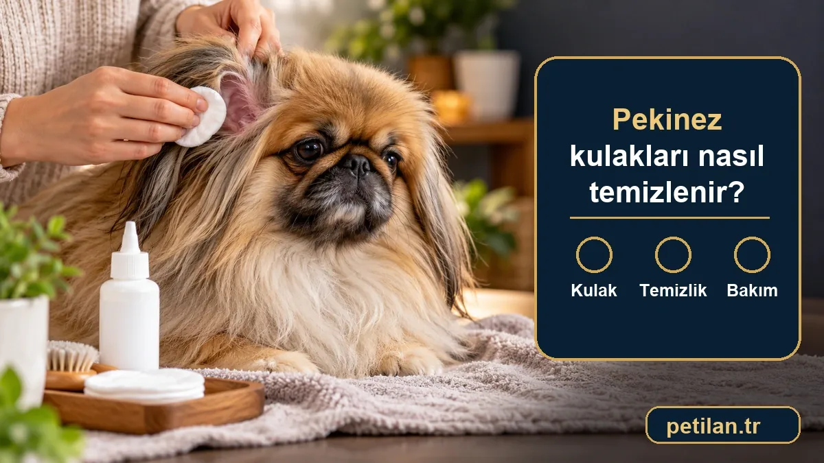 Pekinez kulakları nasıl temizlenir?