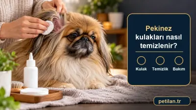 Pekinez kulakları nasıl temizlenir?