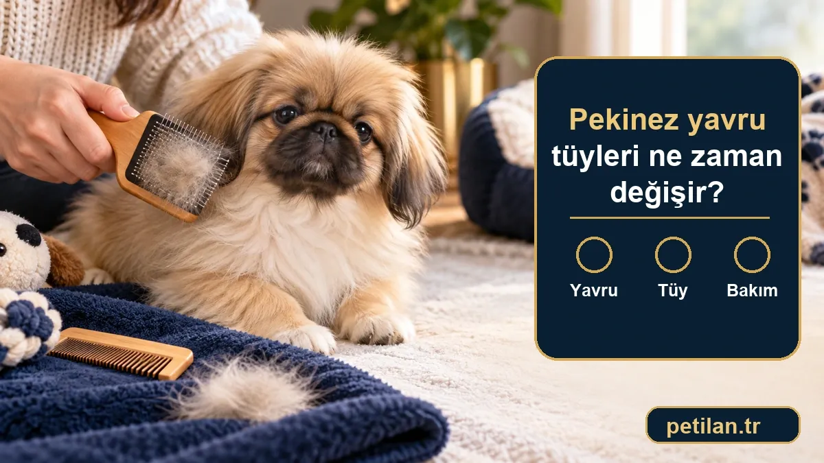 Pekinez yavru tüyleri ne zaman değişir?