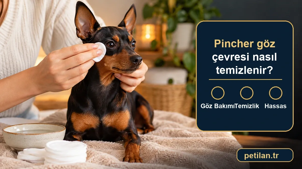 Pincher göz çevresi nasıl temizlenir?