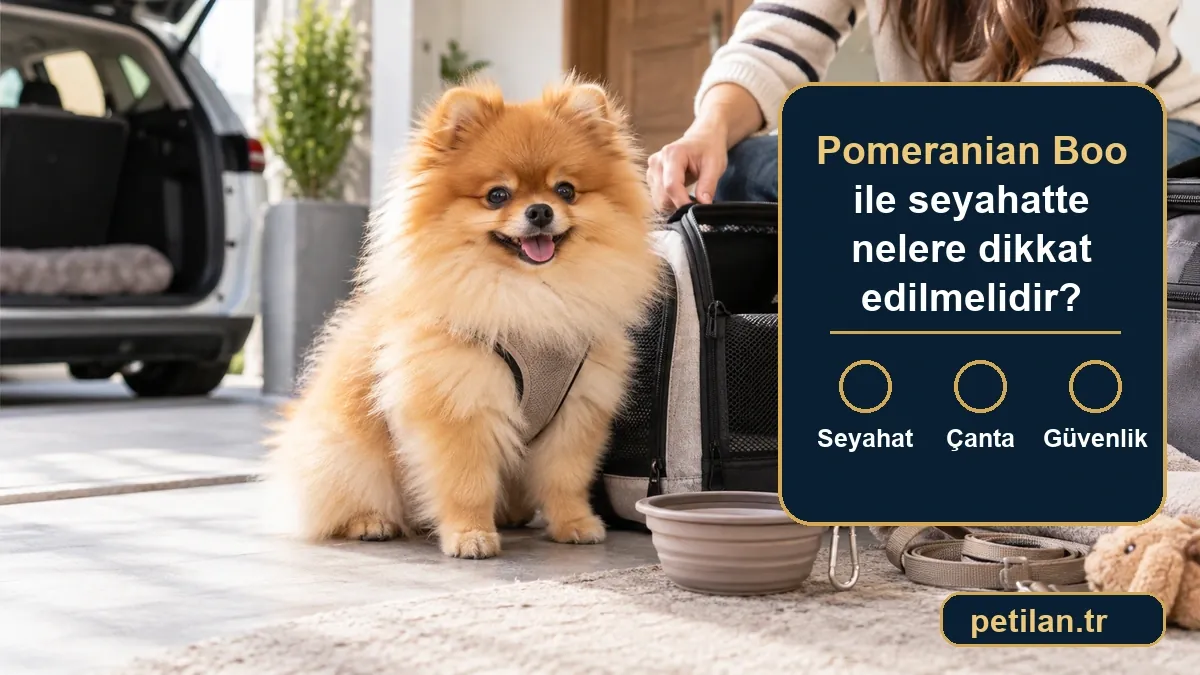 Pomeranian Boo ile seyahatte nelere dikkat edilmelidir?