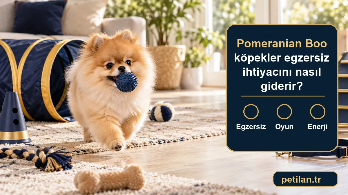 Pomeranian Boo köpekler egzersiz ihtiyacını nasıl giderir?