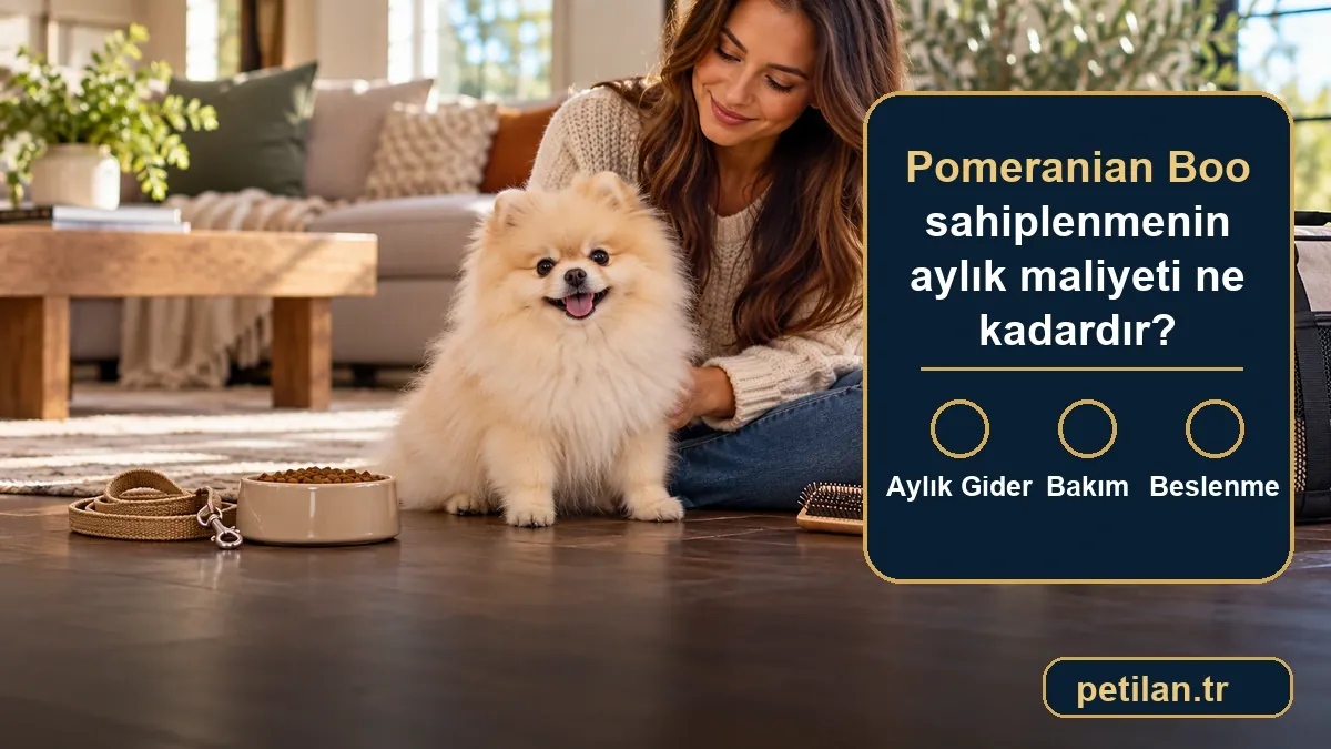 Pomeranian Boo sahiplenmenin aylık maliyeti ne kadardır?