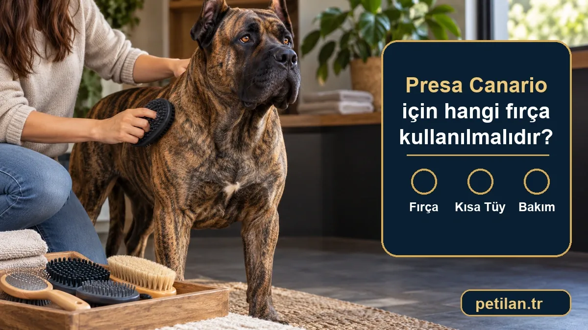 Presa Canario için hangi fırça kullanılmalıdır?