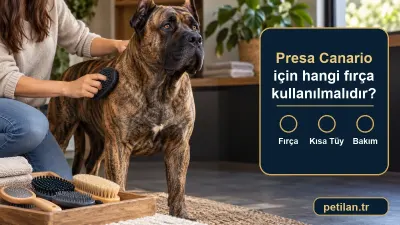 Presa Canario için hangi fırça kullanılmalıdır?