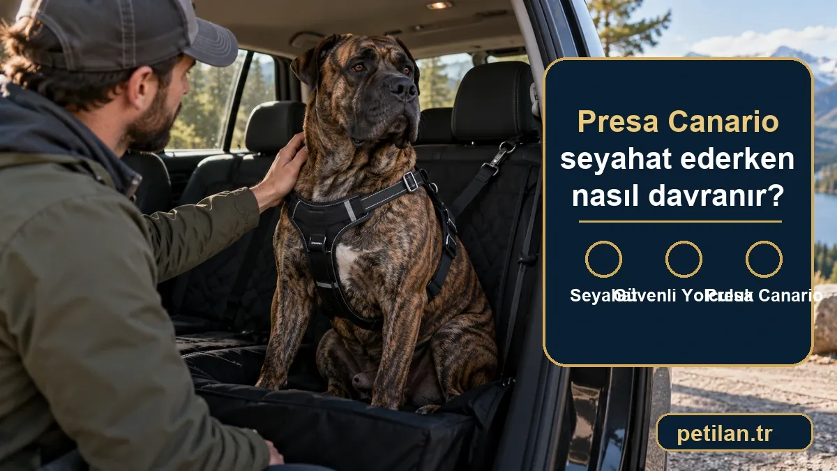 Presa Canario seyahat ederken nasıl davranır?