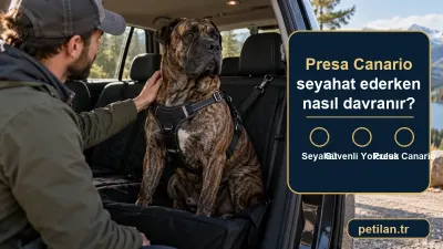 Presa Canario seyahat ederken nasıl davranır?
