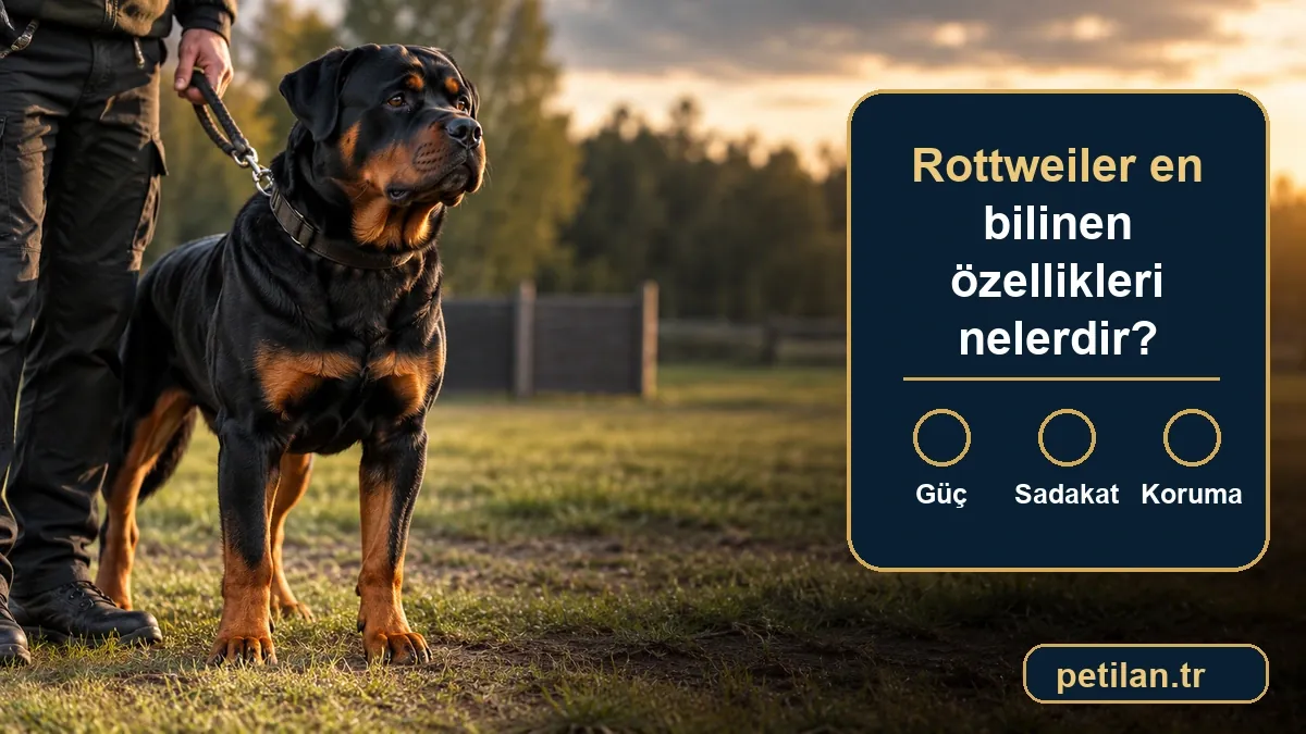 Rottweiler en bilinen özellikleri nelerdir?