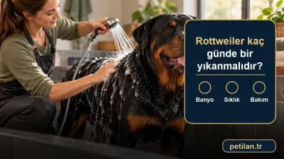 Rottweiler kaç günde bir yıkanmalıdır?