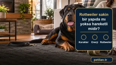 Rottweiler sakin bir yapıda mı yoksa hareketli midir?