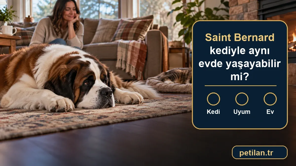 Saint Bernard kediyle aynı evde yaşayabilir mi?