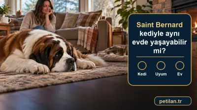 Saint Bernard kediyle aynı evde yaşayabilir mi?