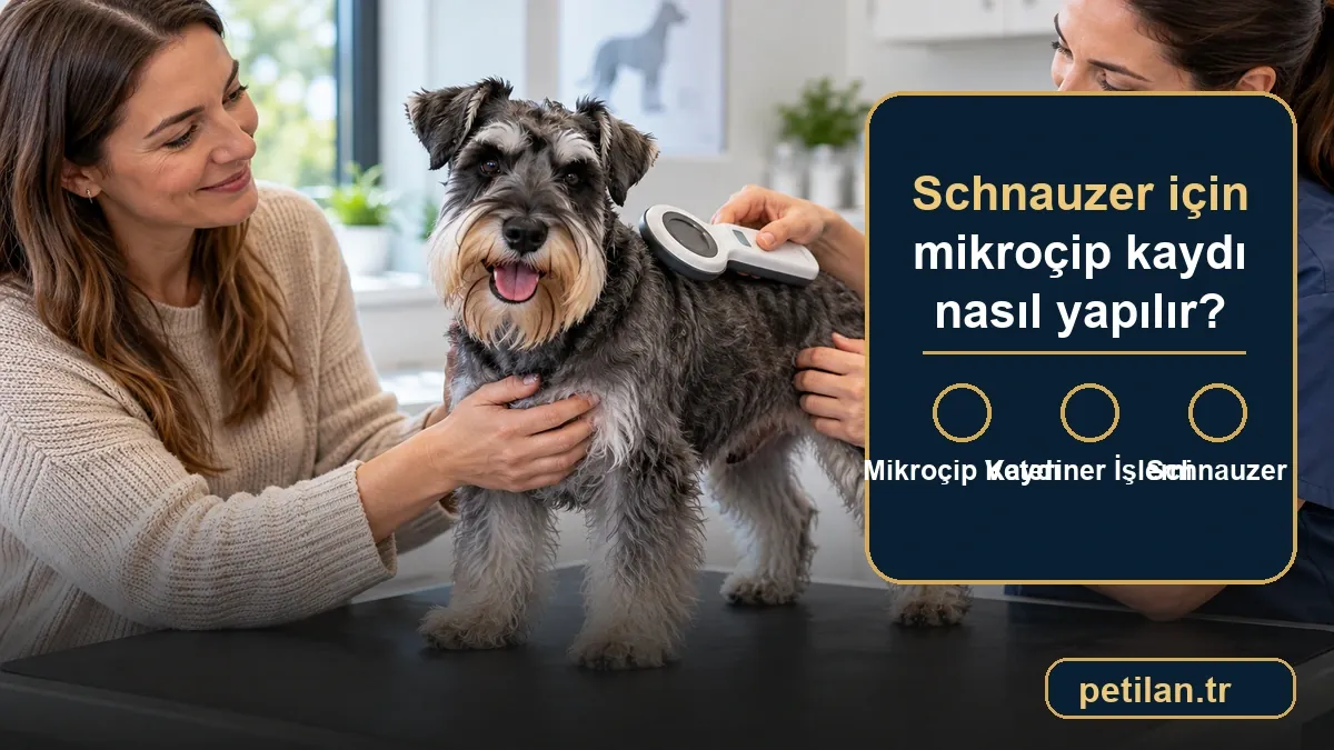 Schnauzer için mikroçip kaydı nasıl yapılır?