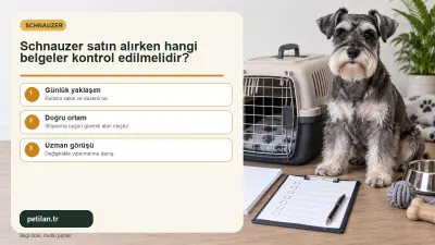 Schnauzer satın alırken hangi belgeler kontrol edilmelidir?