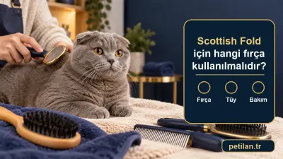 Scottish Fold için hangi fırça kullanılmalıdır?