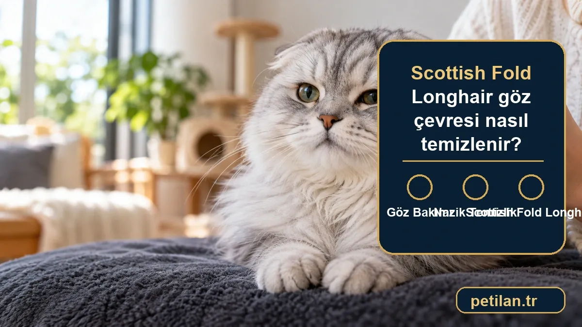 Scottish Fold Longhair göz çevresi nasıl temizlenir?