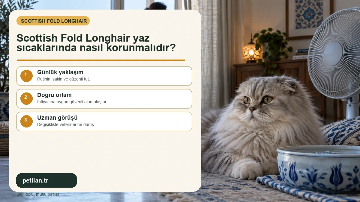 Scottish Fold Longhair yaz sıcaklarında nasıl korunmalıdır?