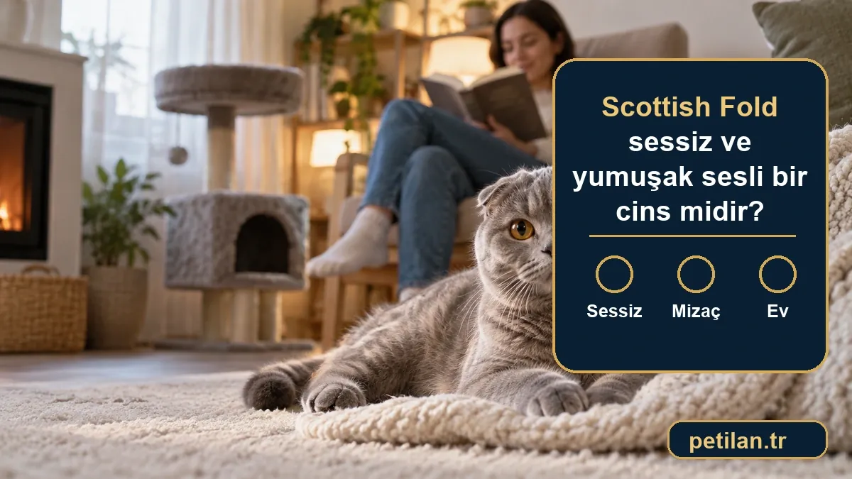 Scottish Fold sessiz ve yumuşak sesli bir cins midir?
