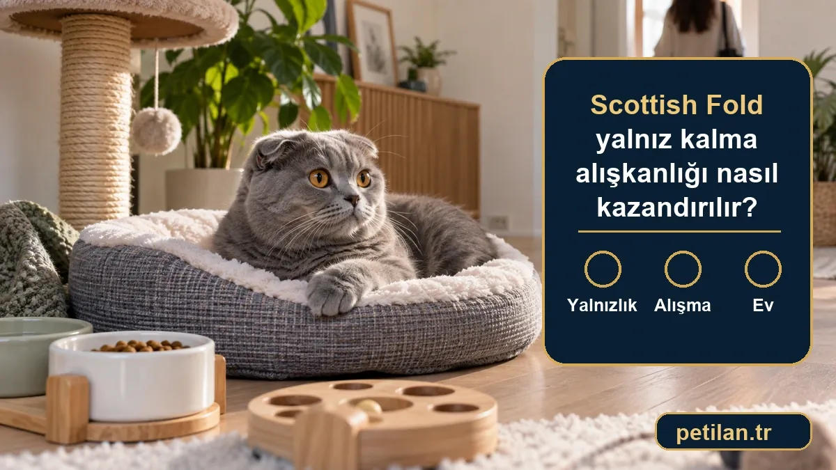 Scottish Fold yalnız kalma alışkanlığı nasıl kazandırılır?