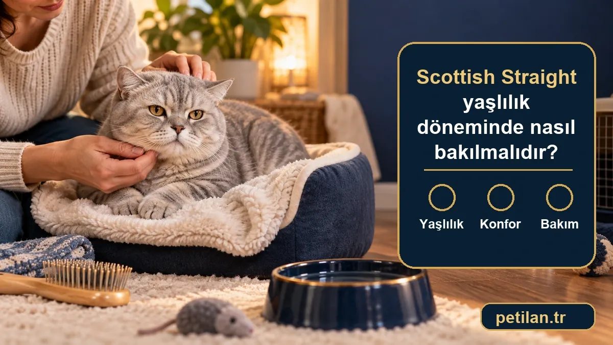 Scottish Straight yaşlılık döneminde nasıl bakılmalıdır?