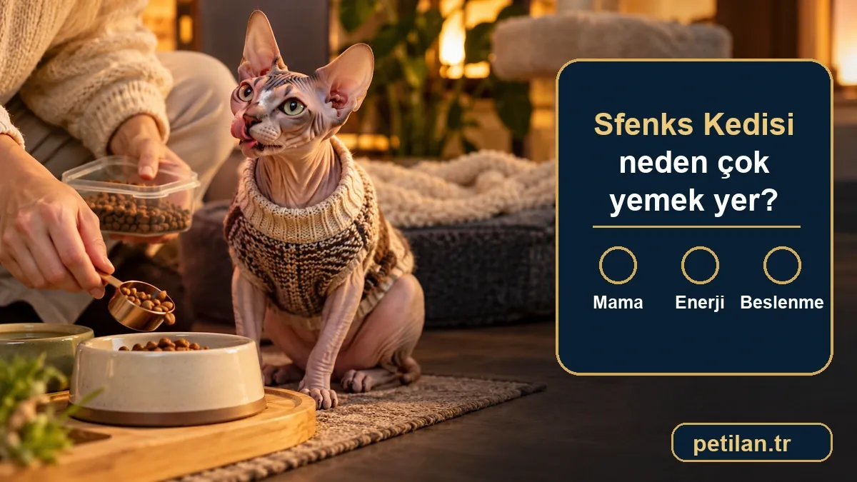 Sfenks Kedisi neden çok yemek yer?