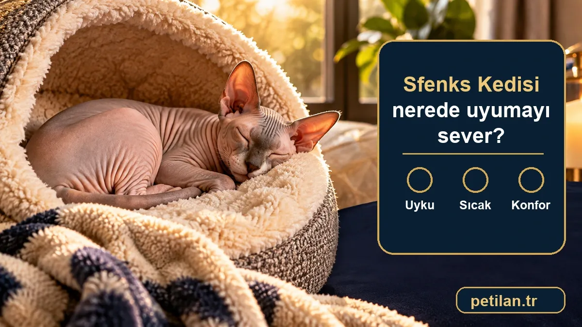 Sfenks Kedisi nerede uyumayı sever?